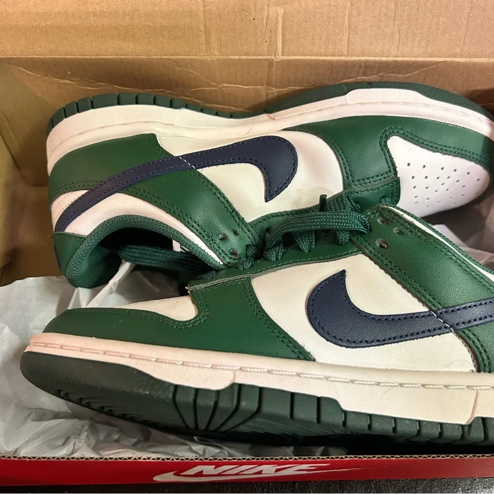 Nike Dunk Low Gorge Green Midnight Navy - Picture 5 of 7
